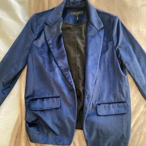 Rag & Bone Blue Velvet Blazer